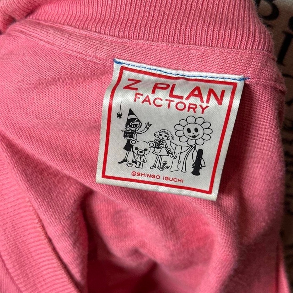 Beams Boy x Shingo Iguchi Vanrogh Pink Long Sleeve Shirt Vintage 2002 Archival - Picture 6 of 7